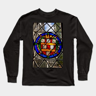 Speke Hall-Stained glass Long Sleeve T-Shirt